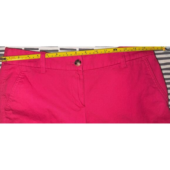 J Crew 7”Classic Chino Shorts in Radiant Fuchsia Size 4 - Picture 9 of 11
